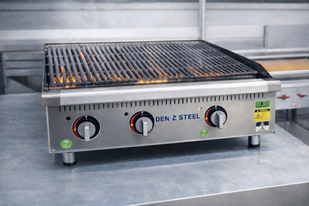 گریل زغالی صنعتی